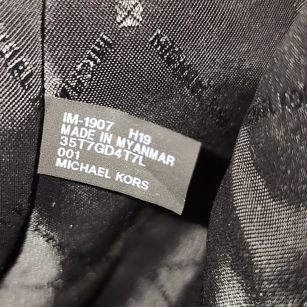 Michael Kors Black Saffiano leather Laptop Tote